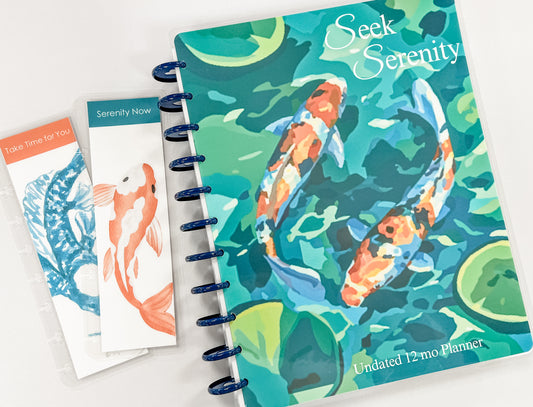 Undated Seek Serenity Monthly/Weekly Planner