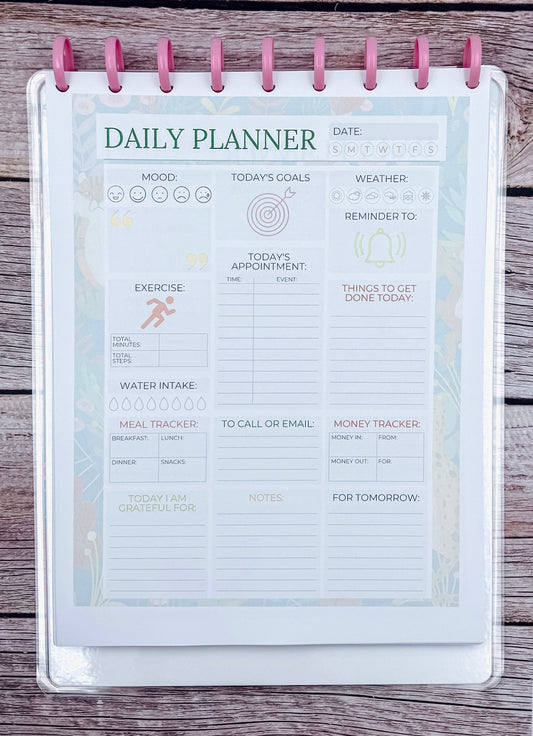 Furry Friends Daily Planner- Joy-filled Jungle