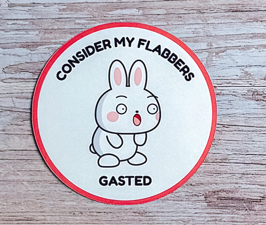 Bookish Sticker- Flabbergasted