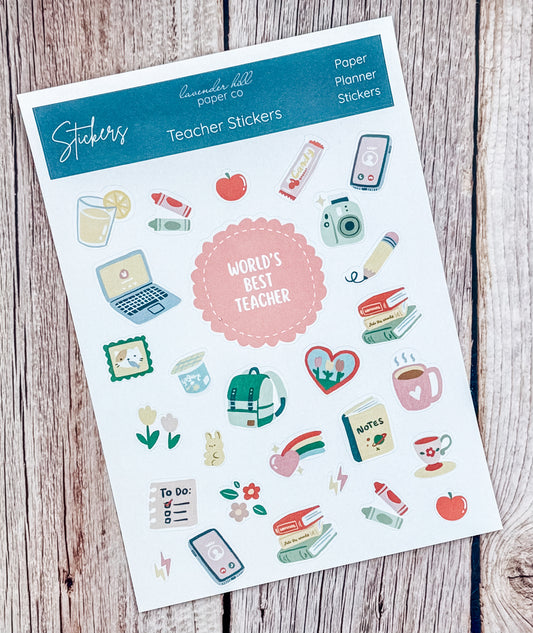 Teacher Planner Stickers