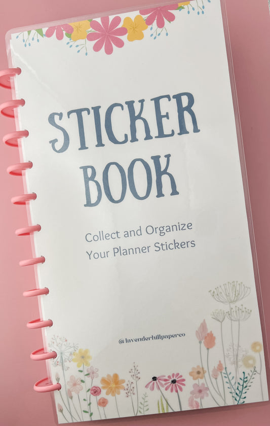 Sticker Organizer Book "Spring Blooms"