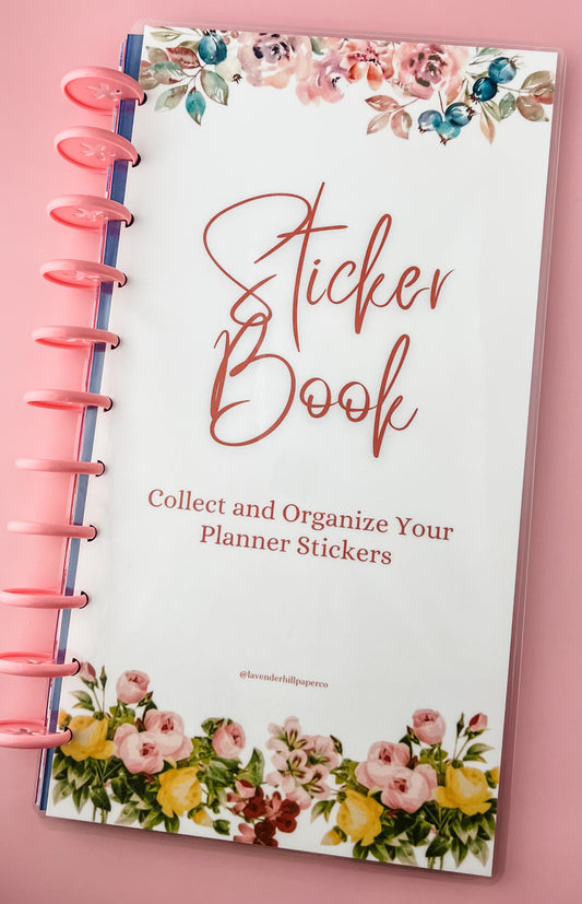 Sticker Organizer Book "Fall Blooms"