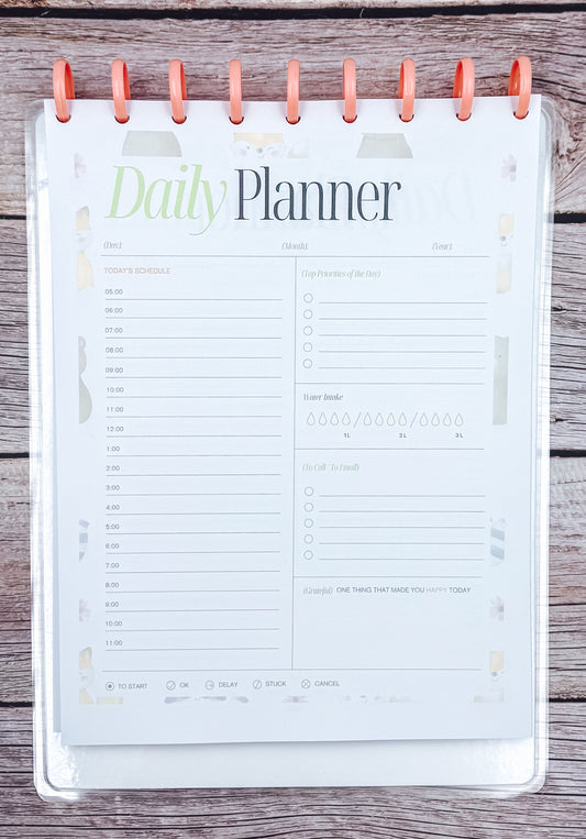 Furry Friends Daily Planner- Whimsy Woodland