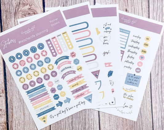 Planner Sticker Pack- Teacher Life Planning