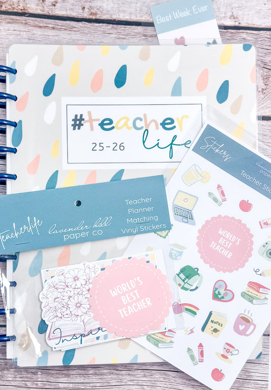 Planner Sticker Bundle- #TeacherLife