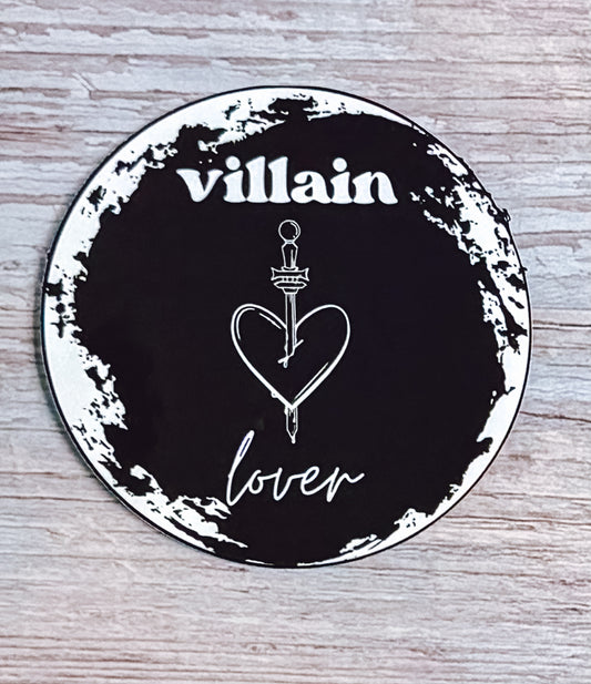Bookish Sticker- Villain