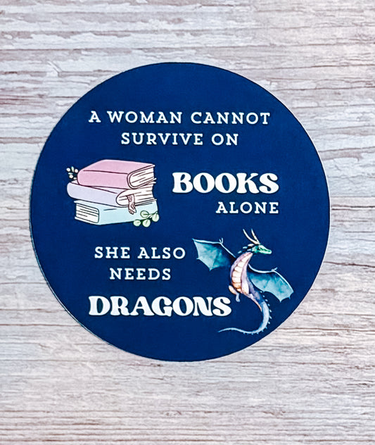 Bookish Sticker- Dragons