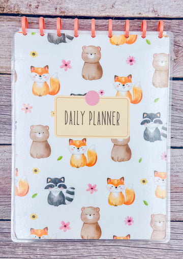 Furry Friends Daily Planner- Whimsy Woodland