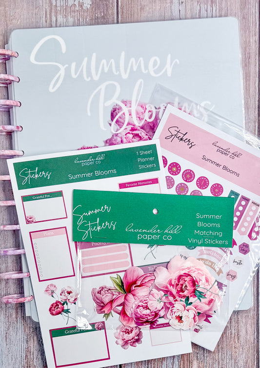 Planner Sticker Bundle- Summer Blooms