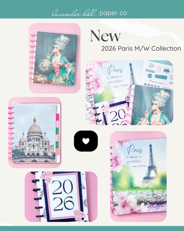 Say bonjour to a year of elegance and inspiration with our NEW Paris Planner Collection!