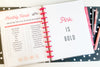 2024 Pink Monthly/Weekly Planner