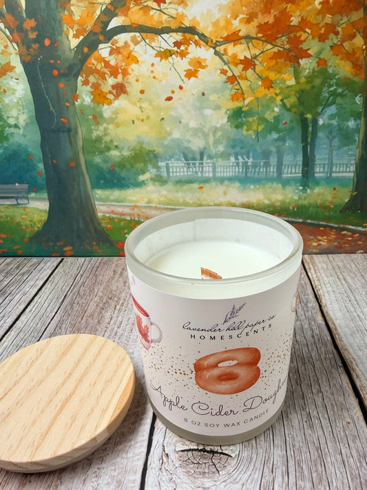 Autumn Candle- Apple Cider Doughnut