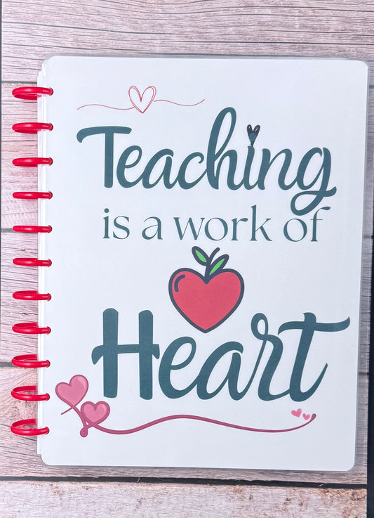 Teacher Planner- Heart
