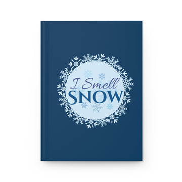 Stars Hollow Hardcover Journal — "I Smell Snow" Matte Notebook