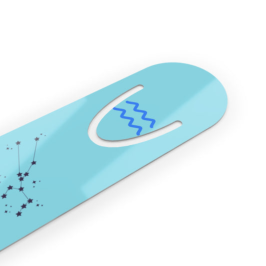 Aquarius Constellation Metal Bookmark — Innovative. Independent. Visionary. Zodiac Gift