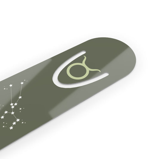 Taurus Constellation Metal Bookmark — Luxurious. Loyal. Grounded. Zodiac Gift