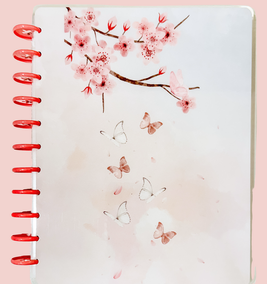 Undated Butterfly Blossom Monthly/Weekly Planner