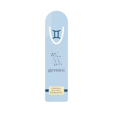 Gemini Constellation Metal Bookmark — Curious. Playful. Expressive. Zodiac Gift
