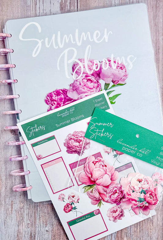 Planner Sticker Bundle- Summer Blooms
