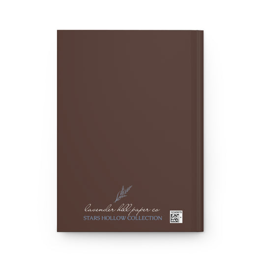 Stars Hollow Hardcover Journal — "I Need Coffee Coffee Coffee" Matte Notebook