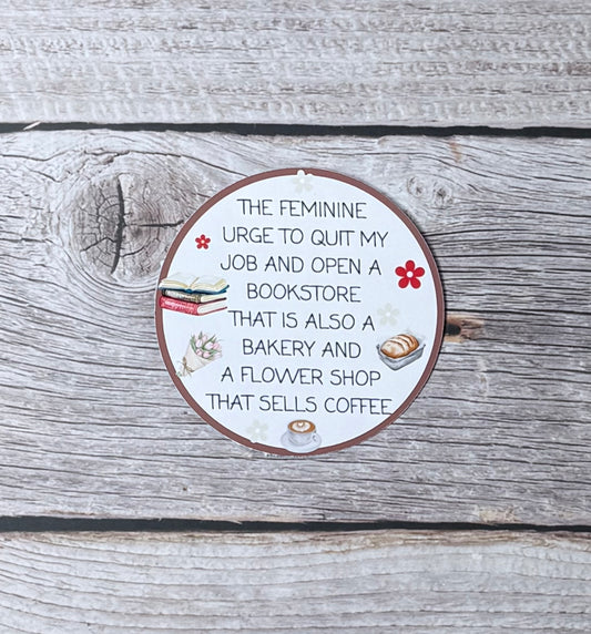 Bookish Sticker- Let’s Open a Bookstore