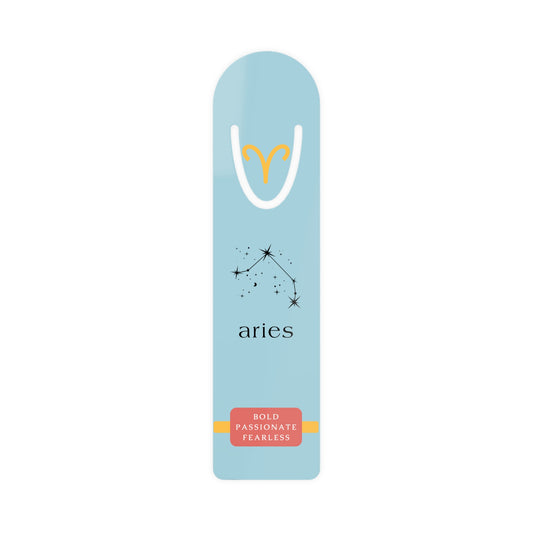 Aries Constellation Metal Bookmark — Bold. Passionate. Fearless. Zodiac Gift