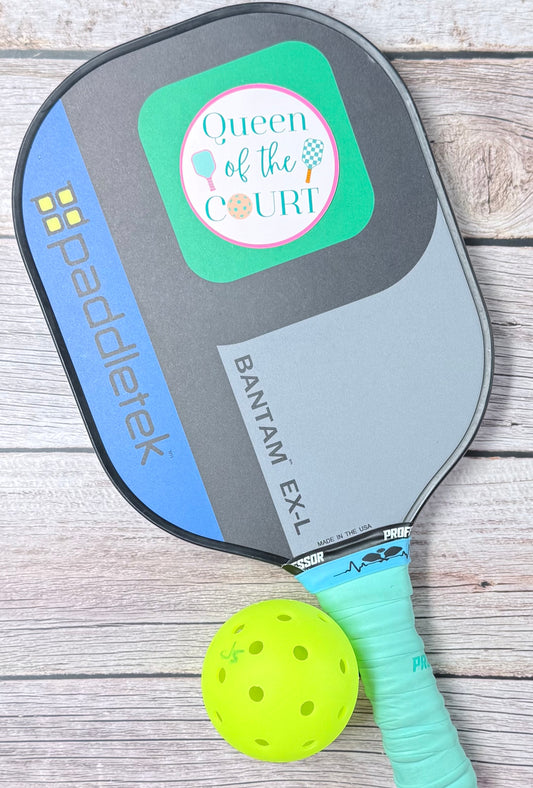 Pickleball Sticker- Queen of the Court