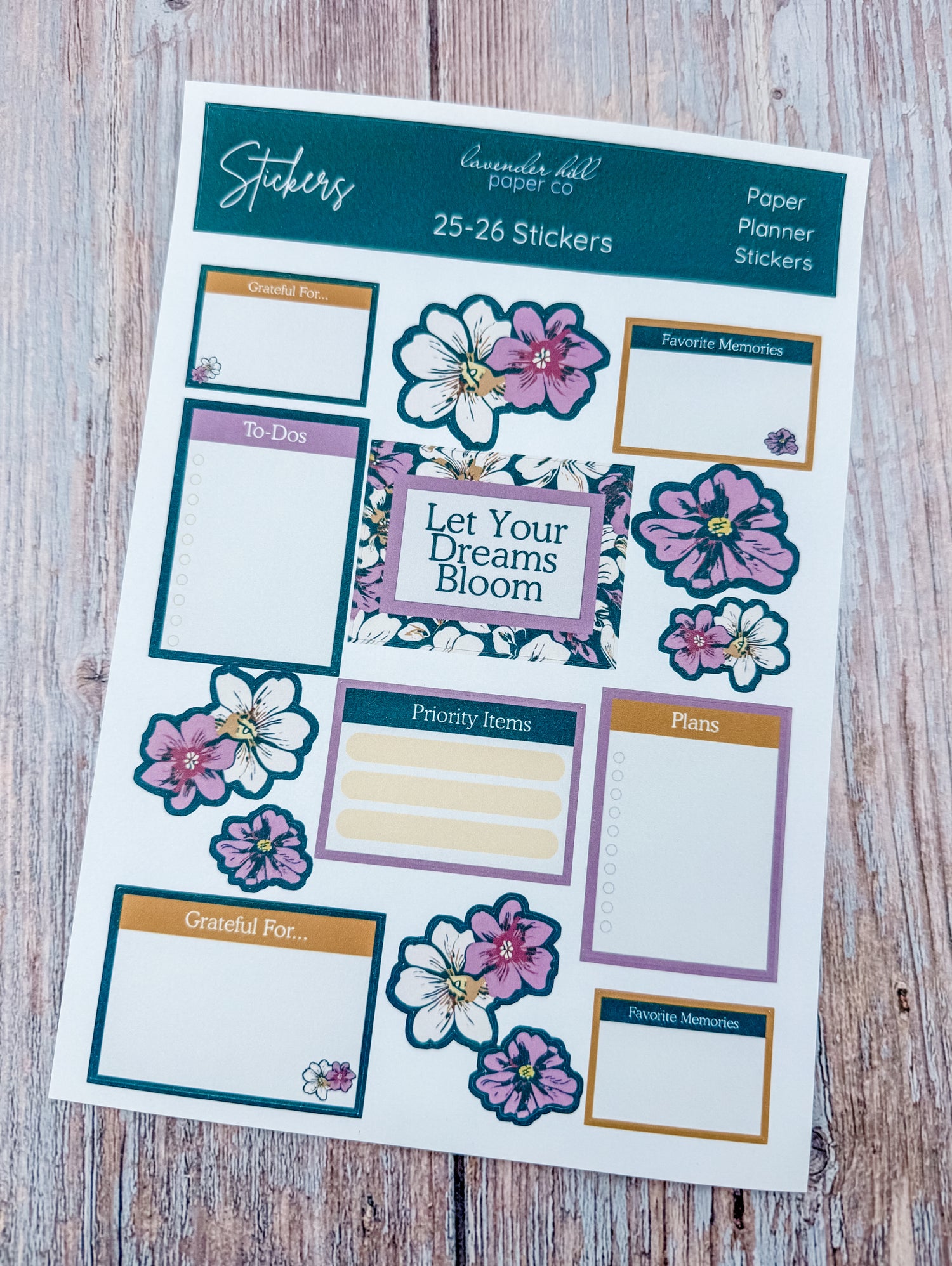Planner Sticker Sheets