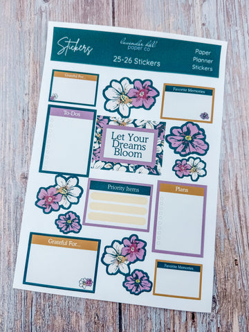 Mid Year 25-26 Planner Stickers