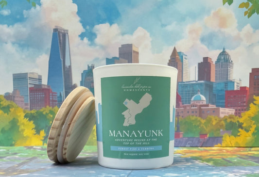 Philadelphia Neighborhood Candle- Manayunk