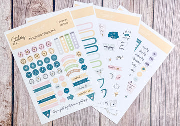 Planner Sticker Pack- Magnolia Blossom