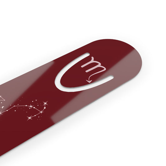 Scorpio Constellation Metal Bookmark — Intense. Mysterious. Magnetic. Zodiac Gift