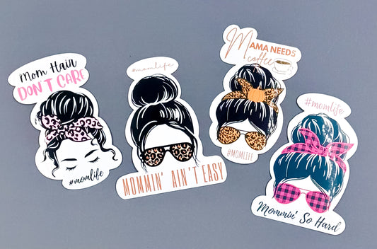 #MomLife Vinyl Stickers