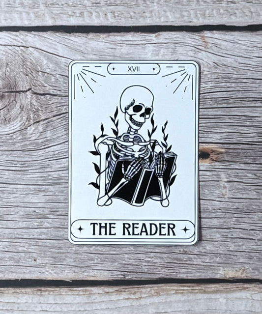 Bookish Sticker- Tarot Card:  The Reader