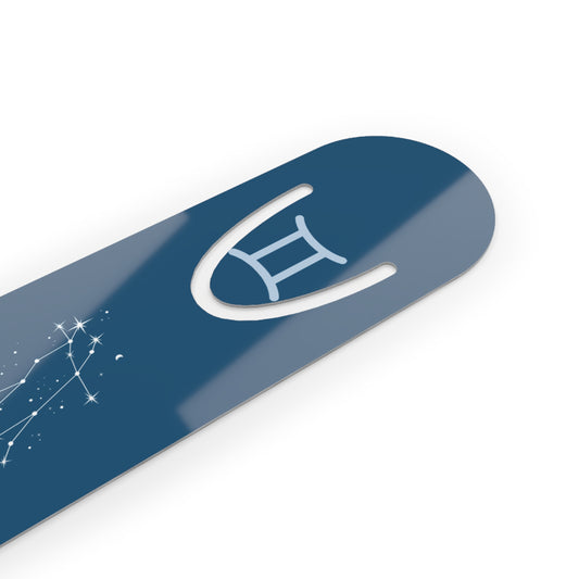 Gemini Constellation Metal Bookmark — Curious. Playful. Expressive. Zodiac Gift