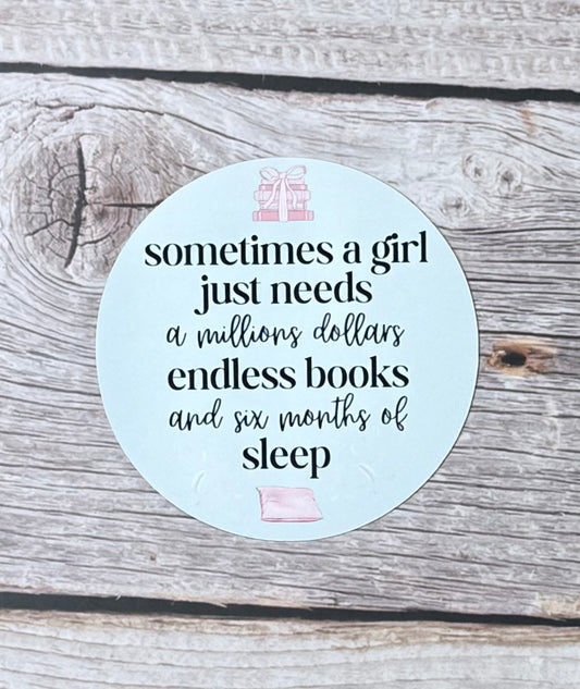 Bookish Sticker- Endless Books