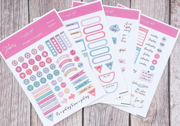 Planner Sticker Pack- Modern Pastels