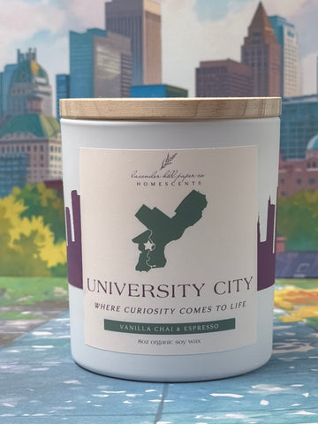 Philadelphia Neighborhood Candle- University City