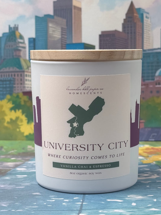 Philadelphia Neighborhood Candle- University City
