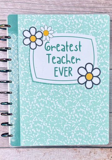 Teacher Planner- Greatest Teacher