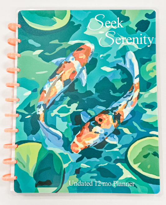 Undated Seek Serenity Monthly Planner