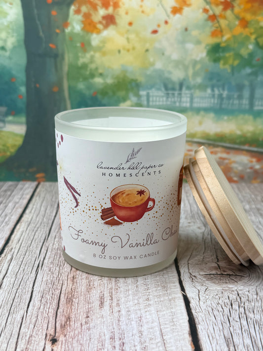 Autumn Candle- Foamy Vanilla Chai
