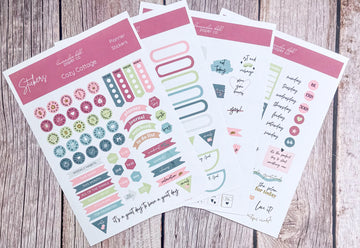 Planner Sticker Pack- Cozy Cottage