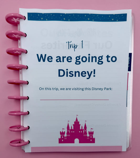 Disney Travel Planner & Memory Book- Dream Castle