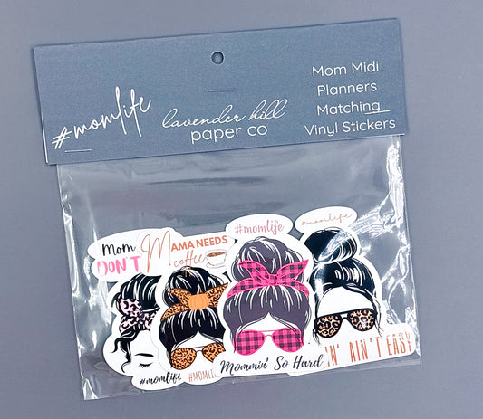 #MomLife Vinyl Stickers