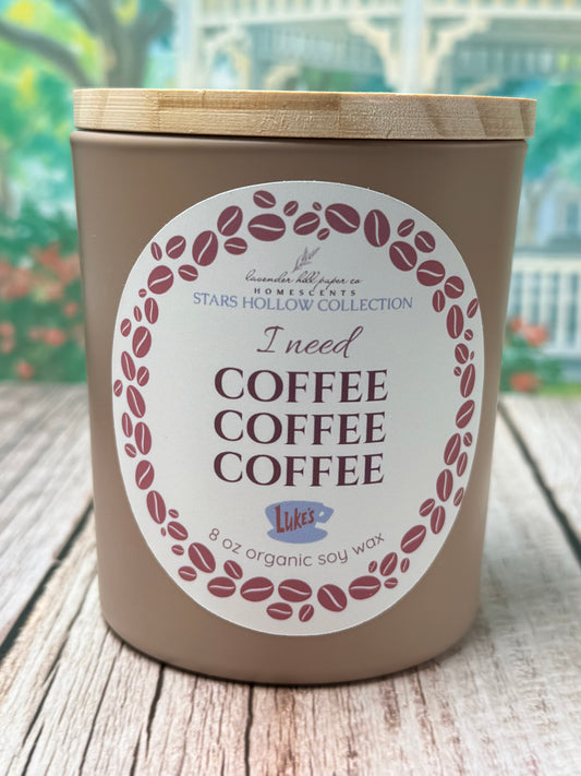 Stars Hollow Candle- I need COFFEE COFFEE COFFEE