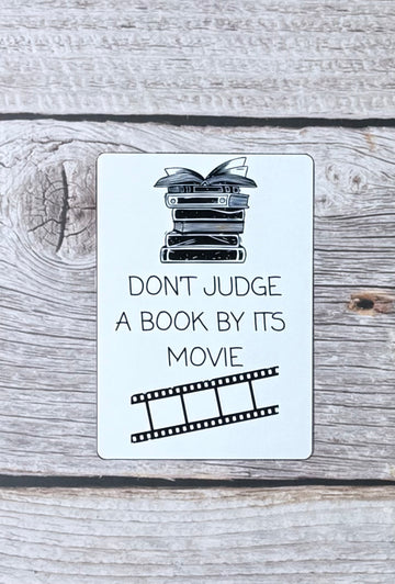 Bookish Sticker- Don’t Judge a Book