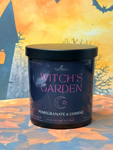 Halloween Candle- Witch's Garden
