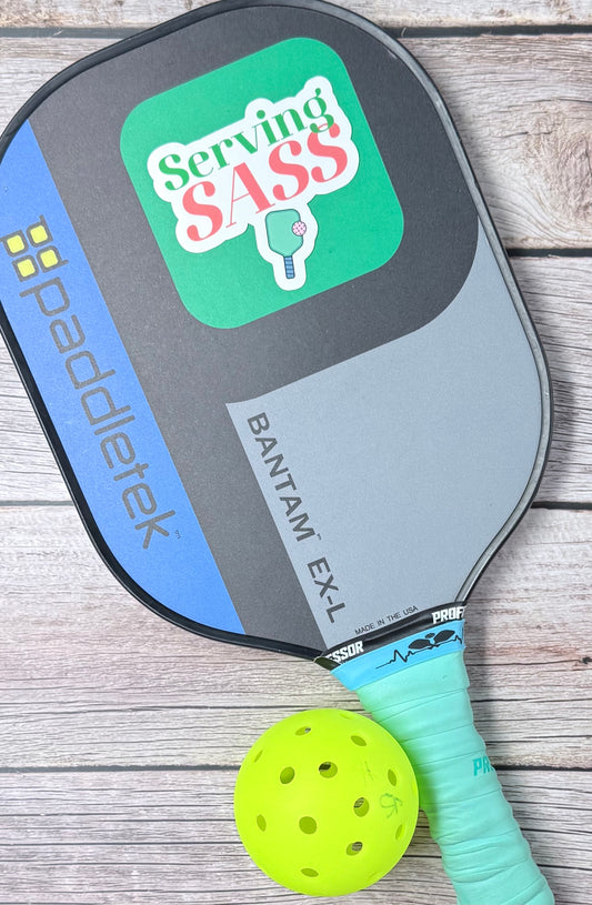 Pickleball Sticker- Serving SASS
