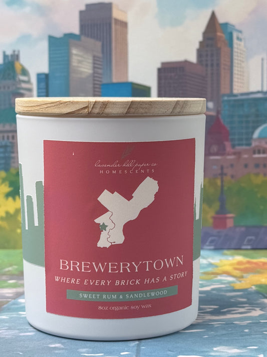 Philadelphia Neighborhood Candle- Brewerytown